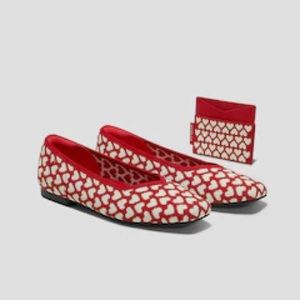 Valentine's Day Limited Edition - Square Toe V-Cut Flats (Margot 2.0)